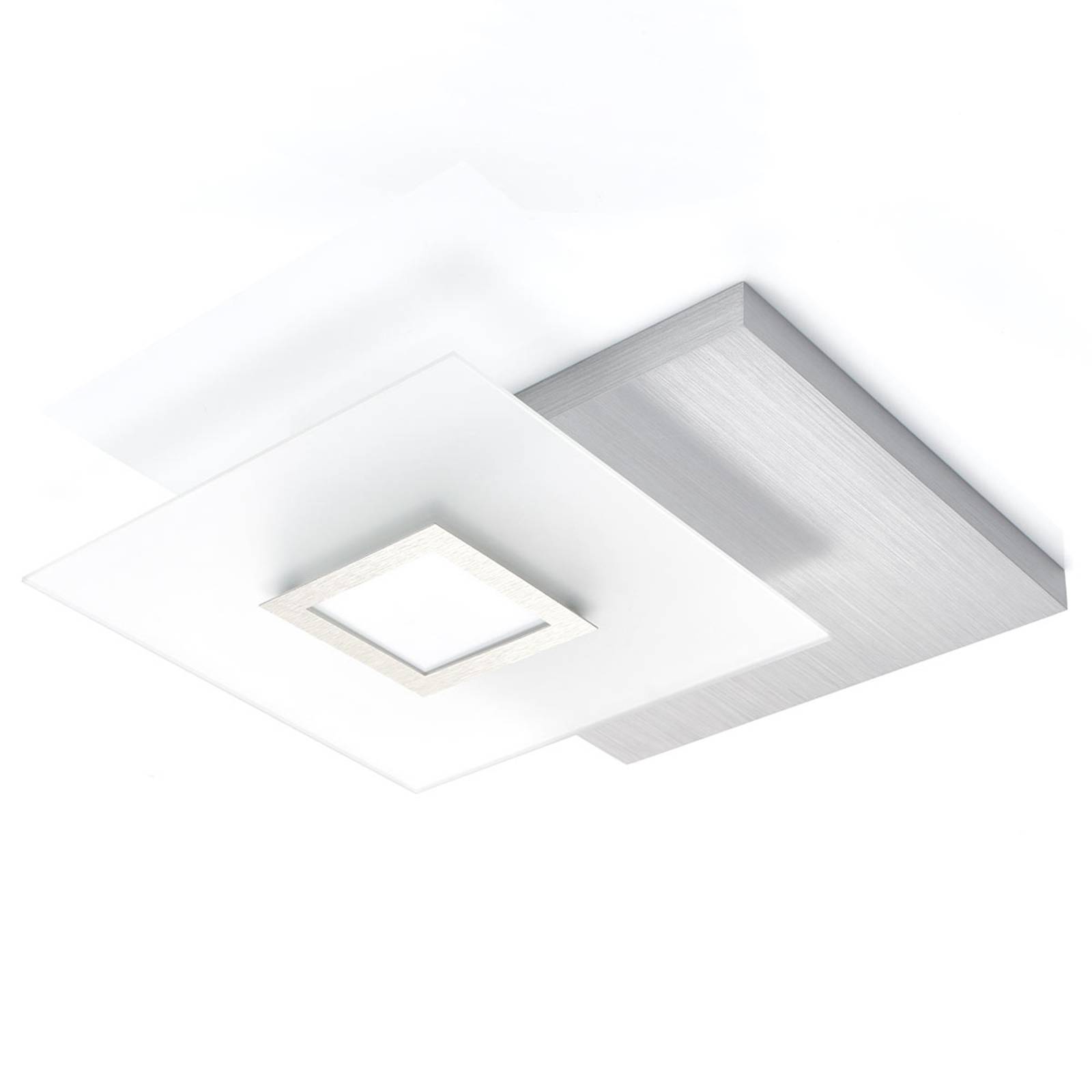 Iögonfallande LED-taklampa Flat, dimbar