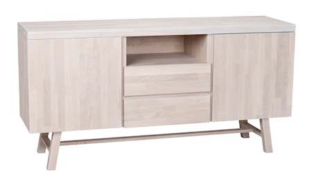 Brooklyn Sidobord Vitpigmenterad Ek 160 cm