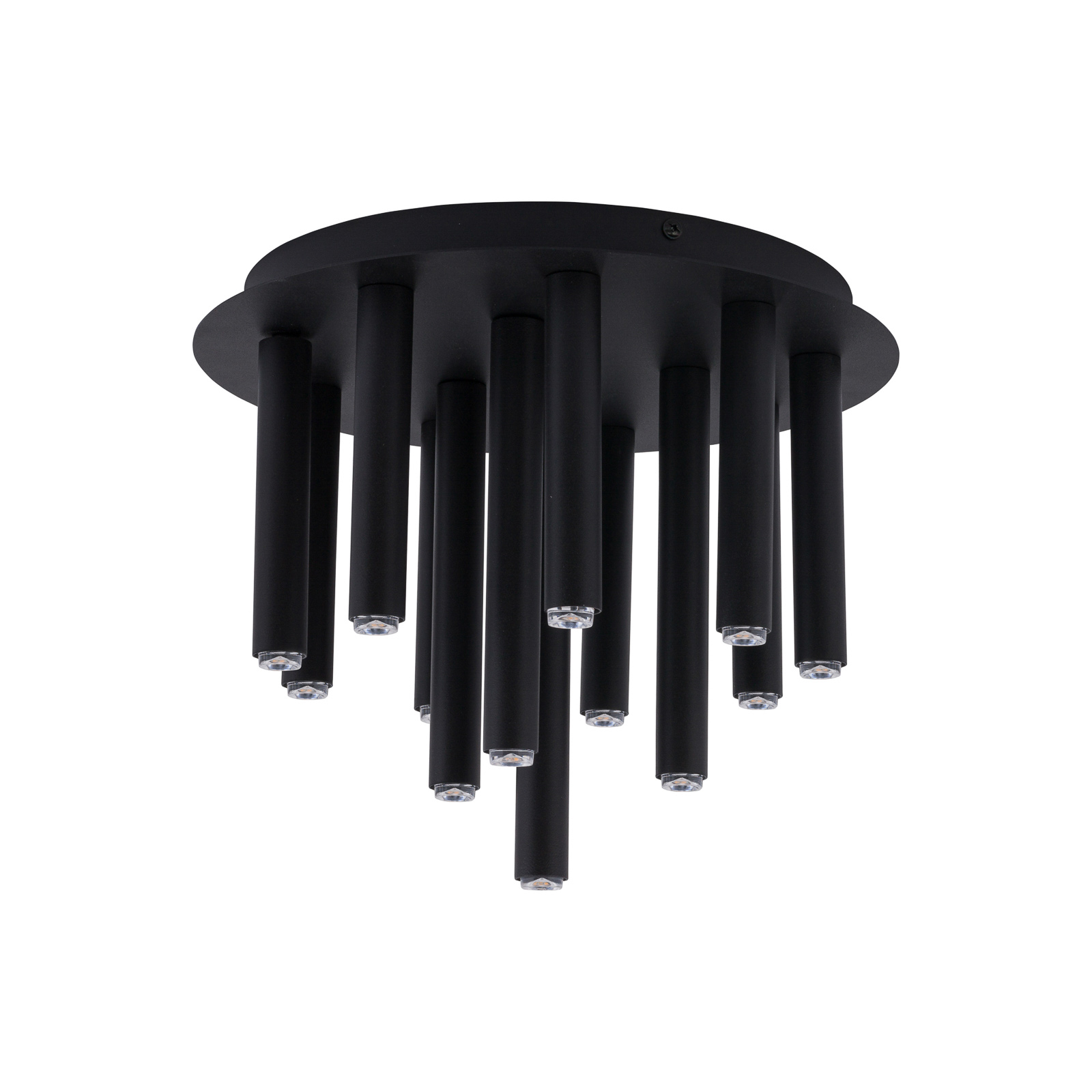 Taklampa Stalactite, 13 lampor, svart
