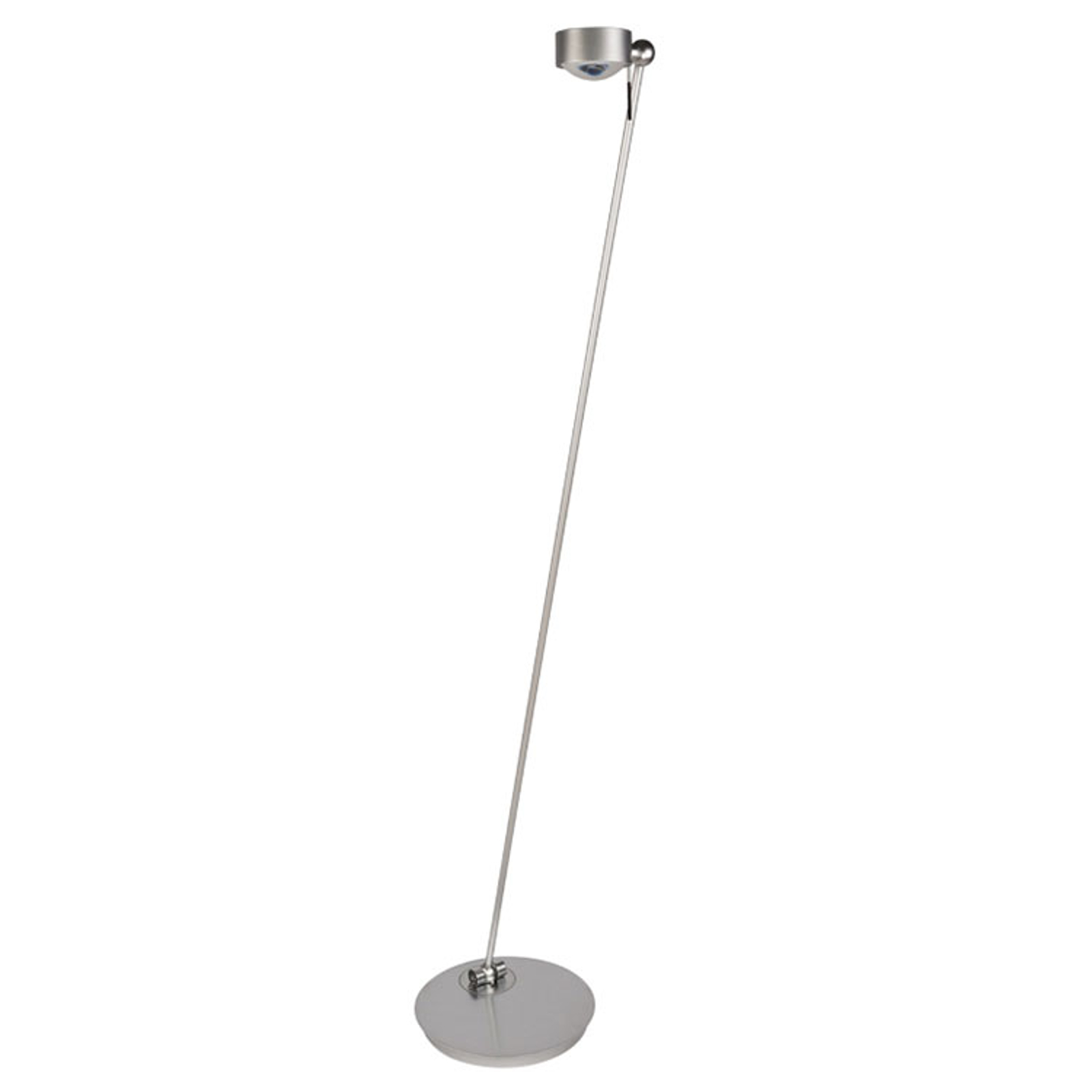 LED-golvlampa Puk Floor Mini Single nickel matt