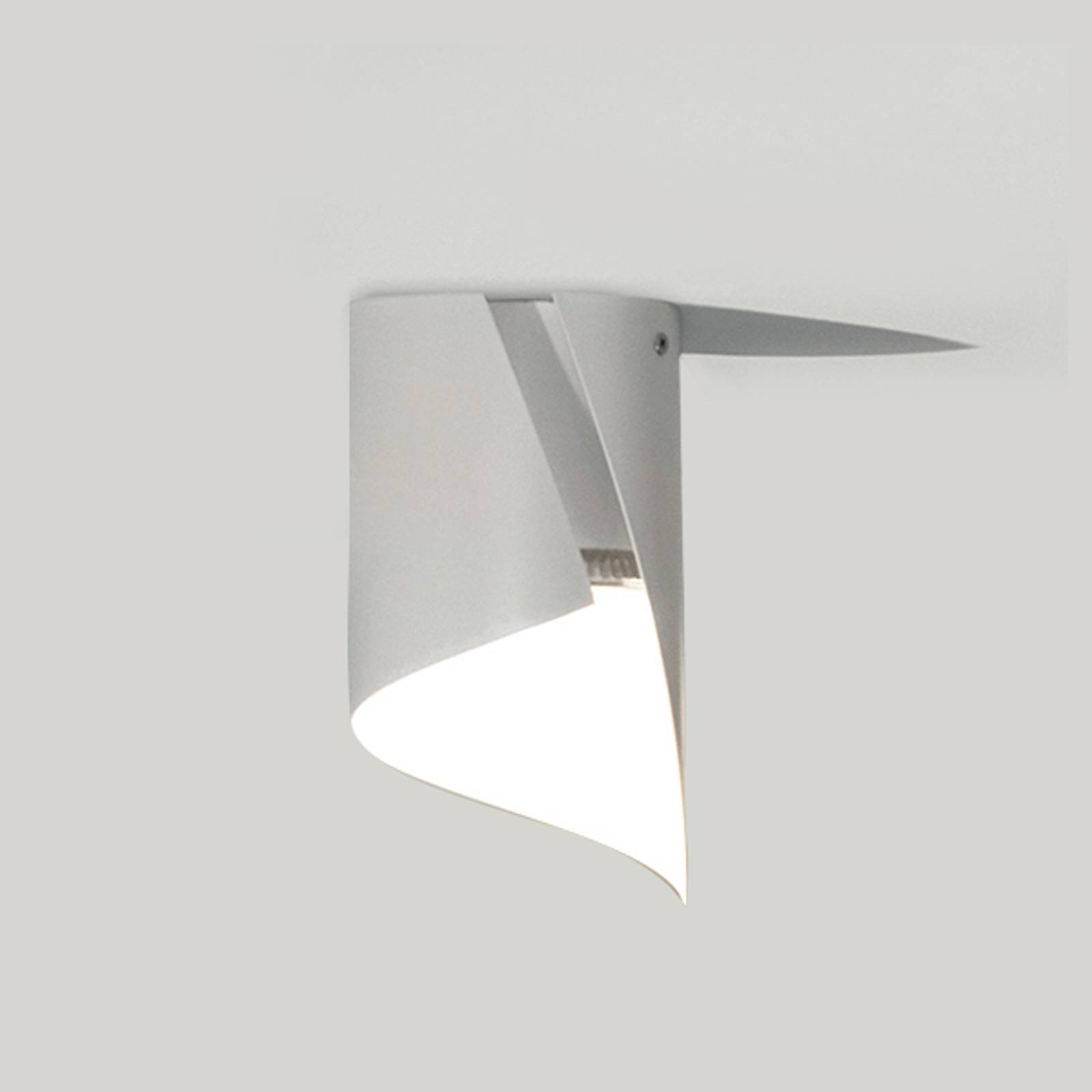 Knikerboker Hué LED-taklampa 8x15cm vit