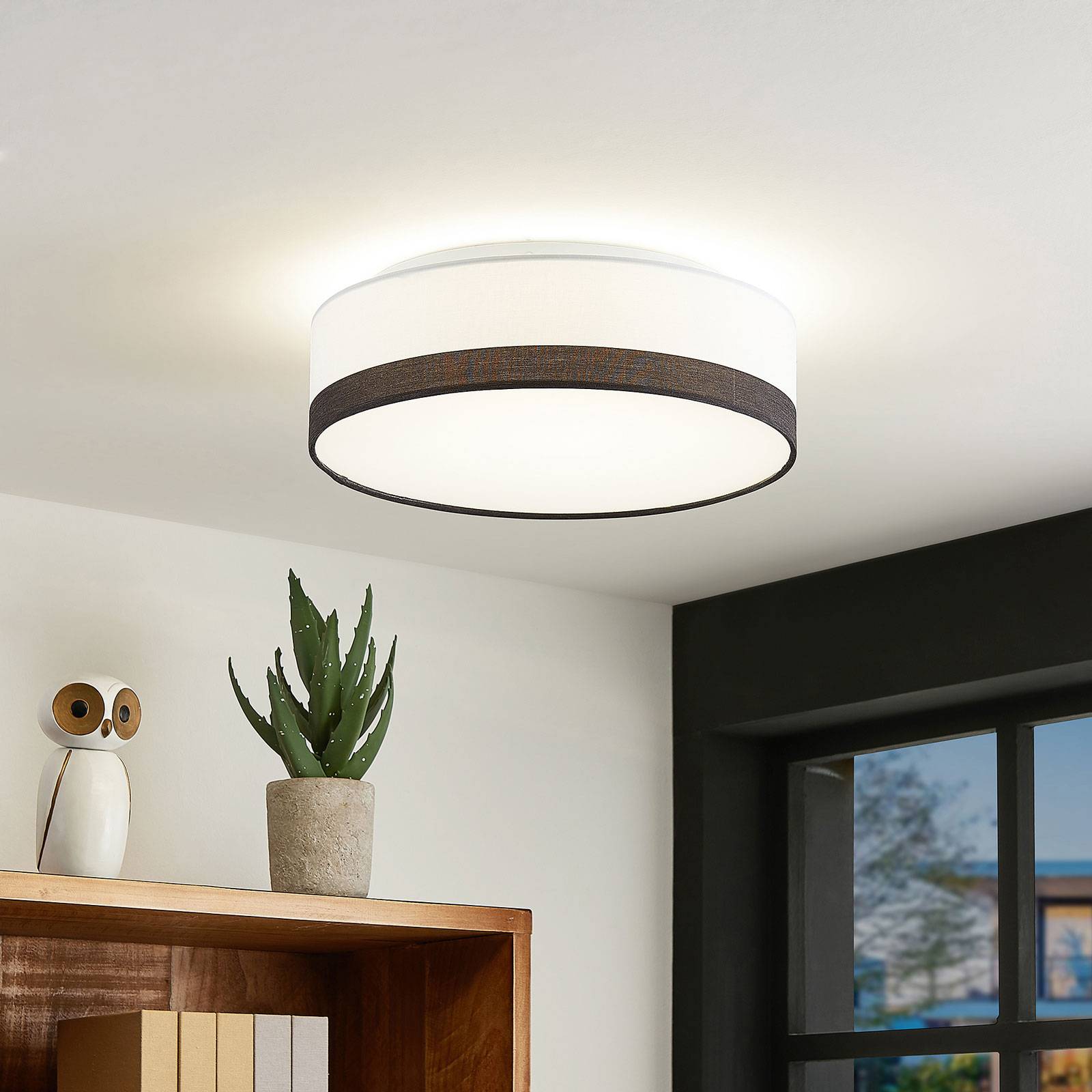 Lindby Laia LED-taklampa, Ø 38 cm