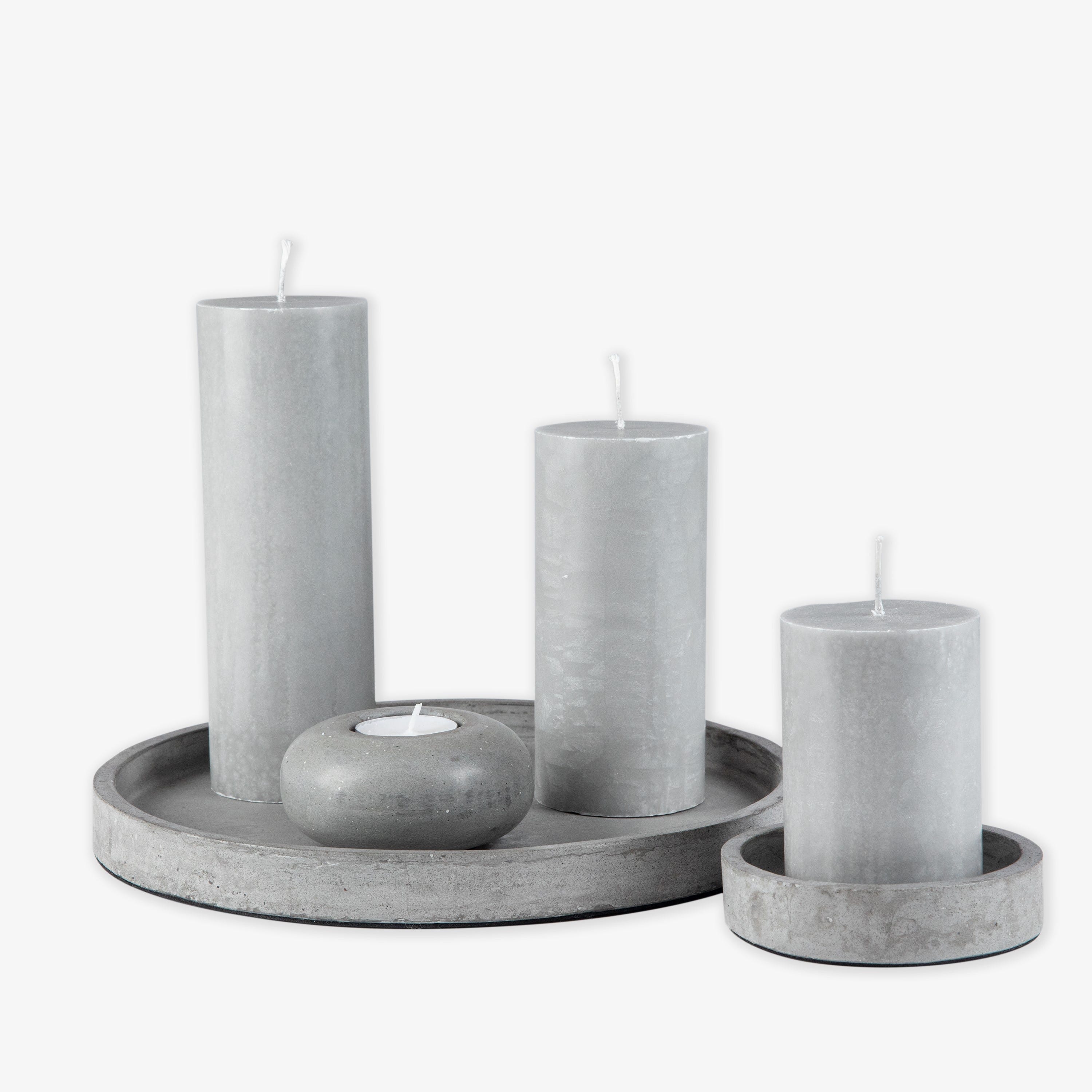 Ljushållare Cement Mörkgrå