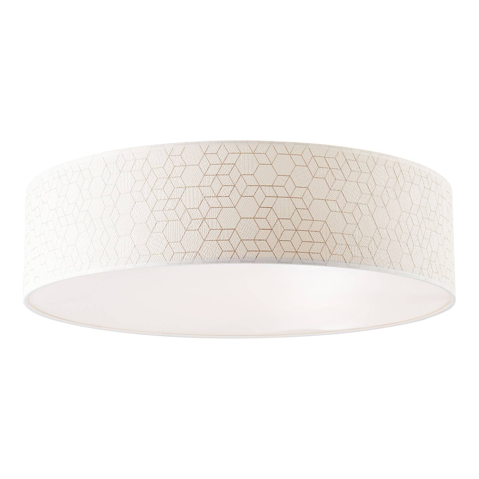Taklampa Galance, vit, Ø 58 cm