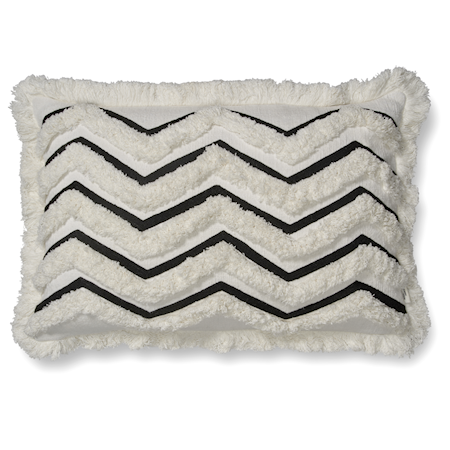 Camden Kuddfodral Vit/Svart 40x60 cm