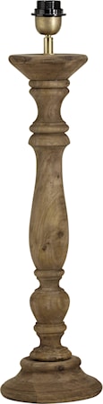 Lodge Lampfot Aged Brown 38cm