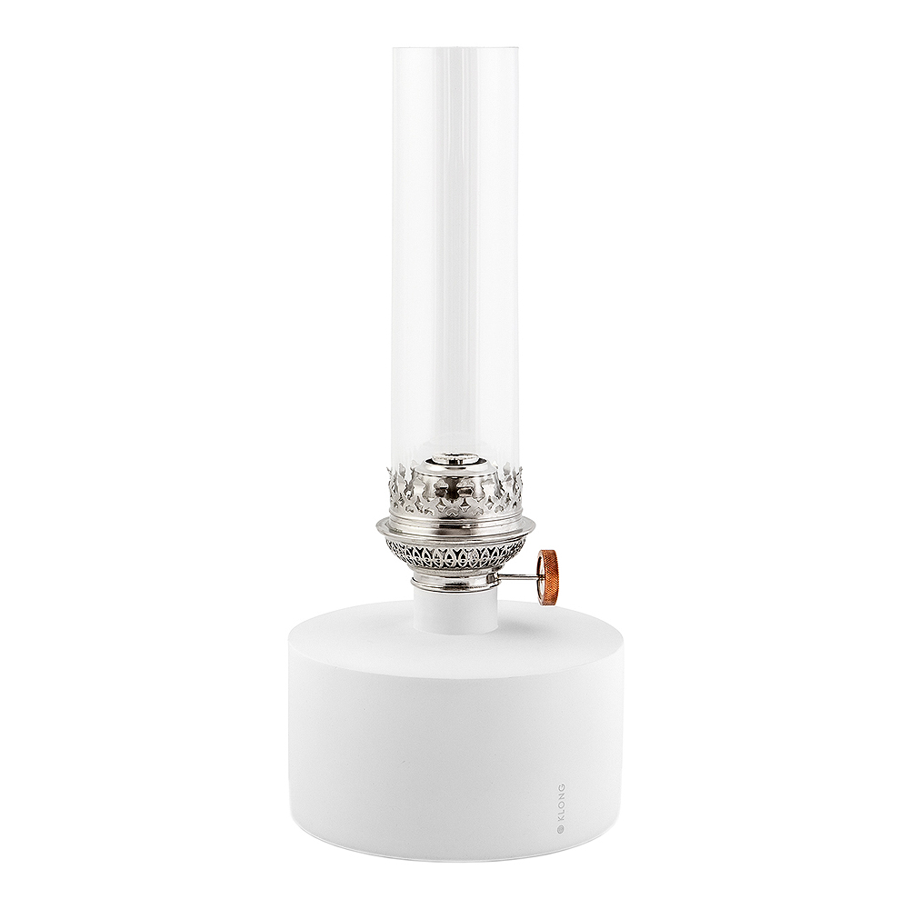 Klong - Patina Oljelampa Stor Vit