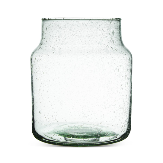 Vas Not Wasted 16x19,5cm Återvunnet Glas Grön