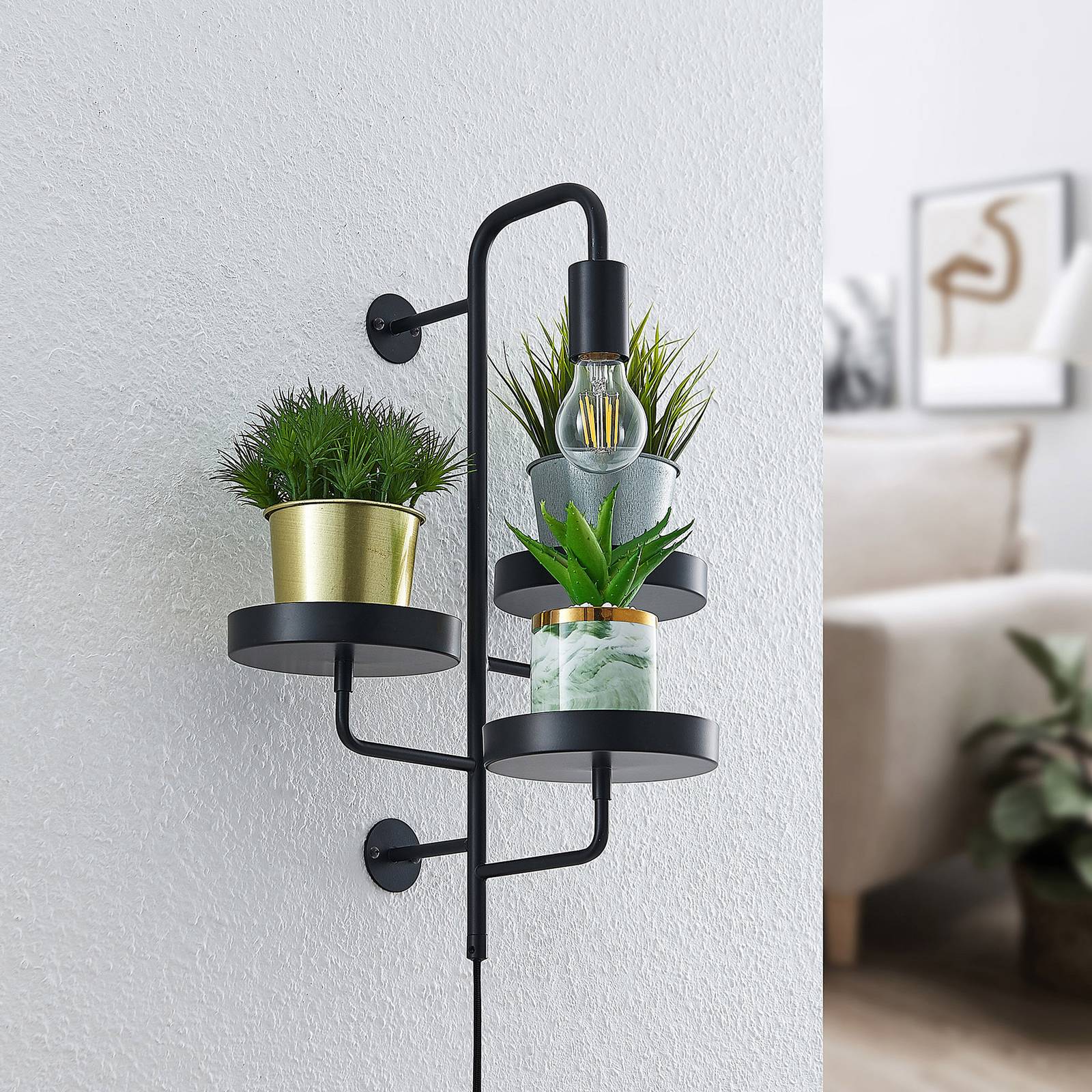 Lindby Hanjo vägglampa