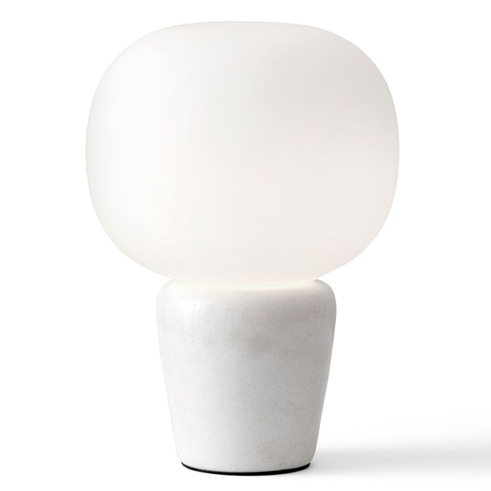 Bordslampa Bombo, marmor, höjd 27 cm, Ø 19 cm