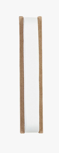 Textile band vit