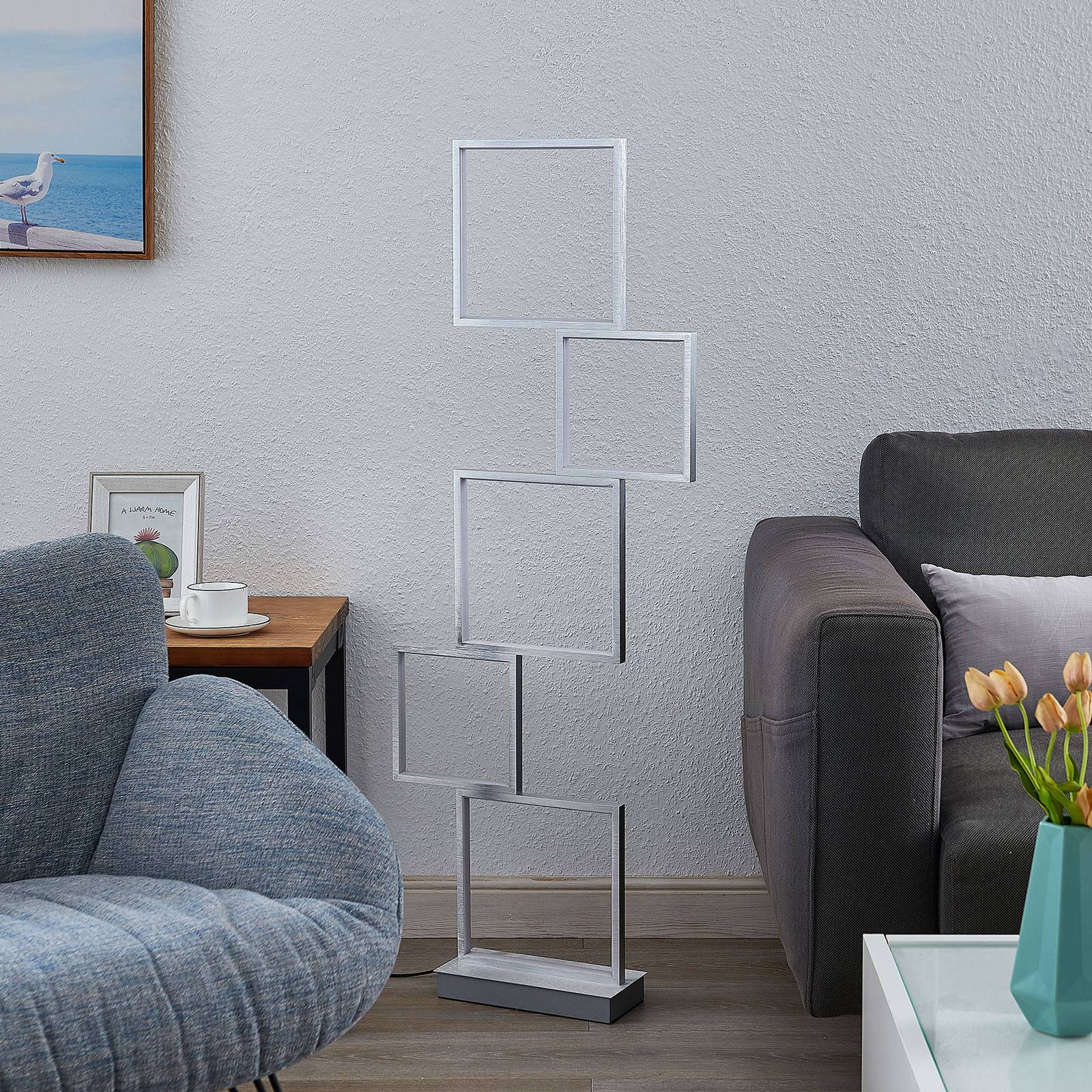 Lindby Adritha LED-golvlampa