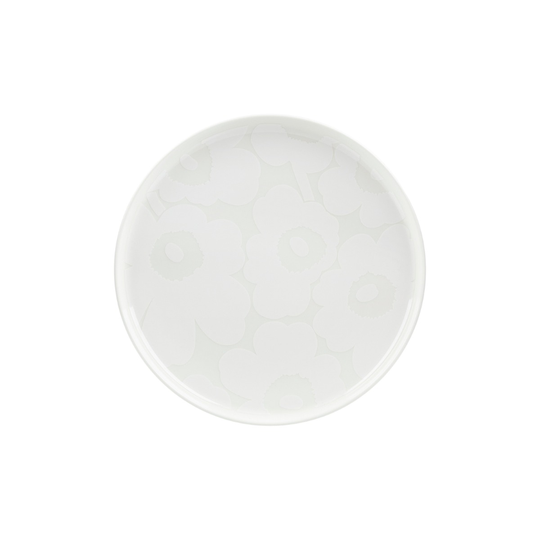 Marimekko Tallrik Oiva/Unikko 20cm Vit/Vit