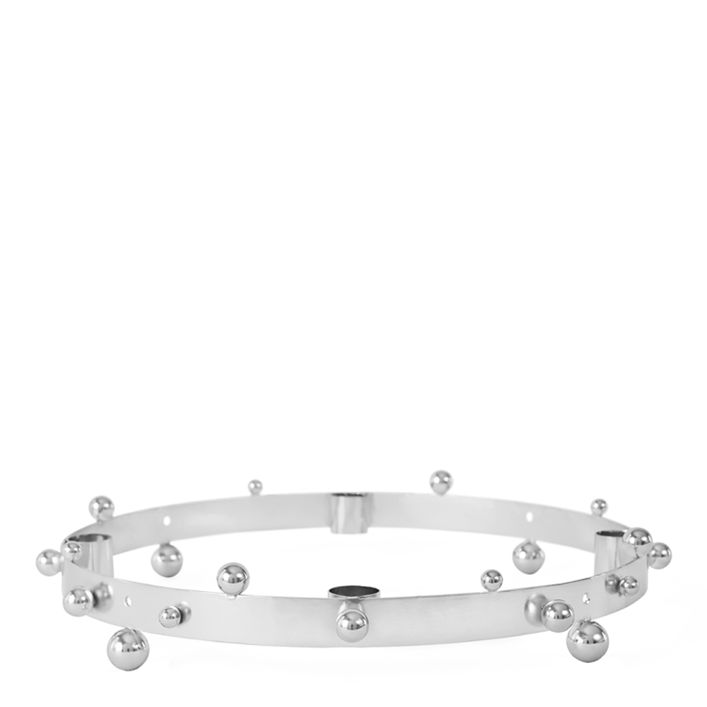 Oyoy - Adventsljusstake Pearl 33 cm Silver