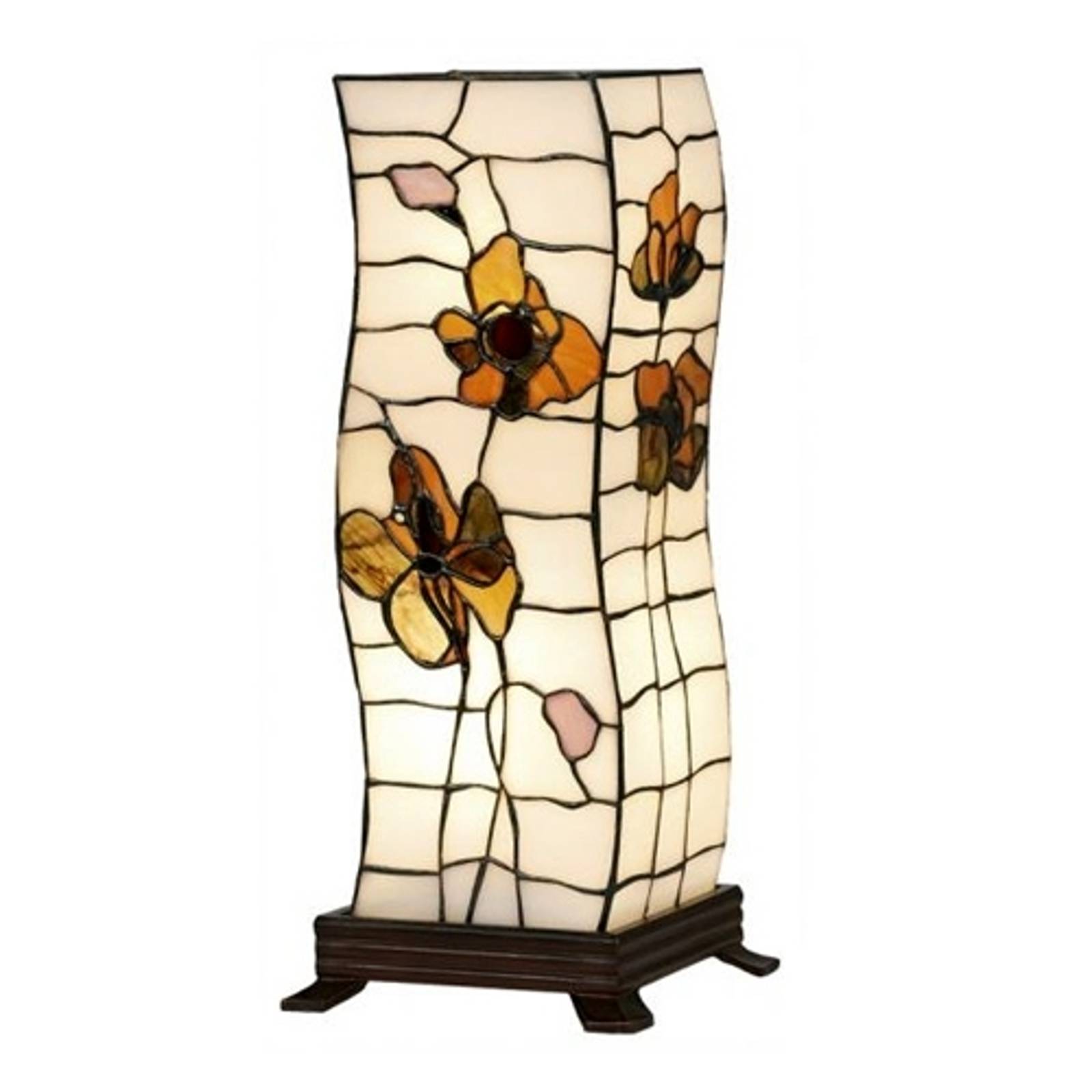 Bordslampa Blossom i tiffanystil