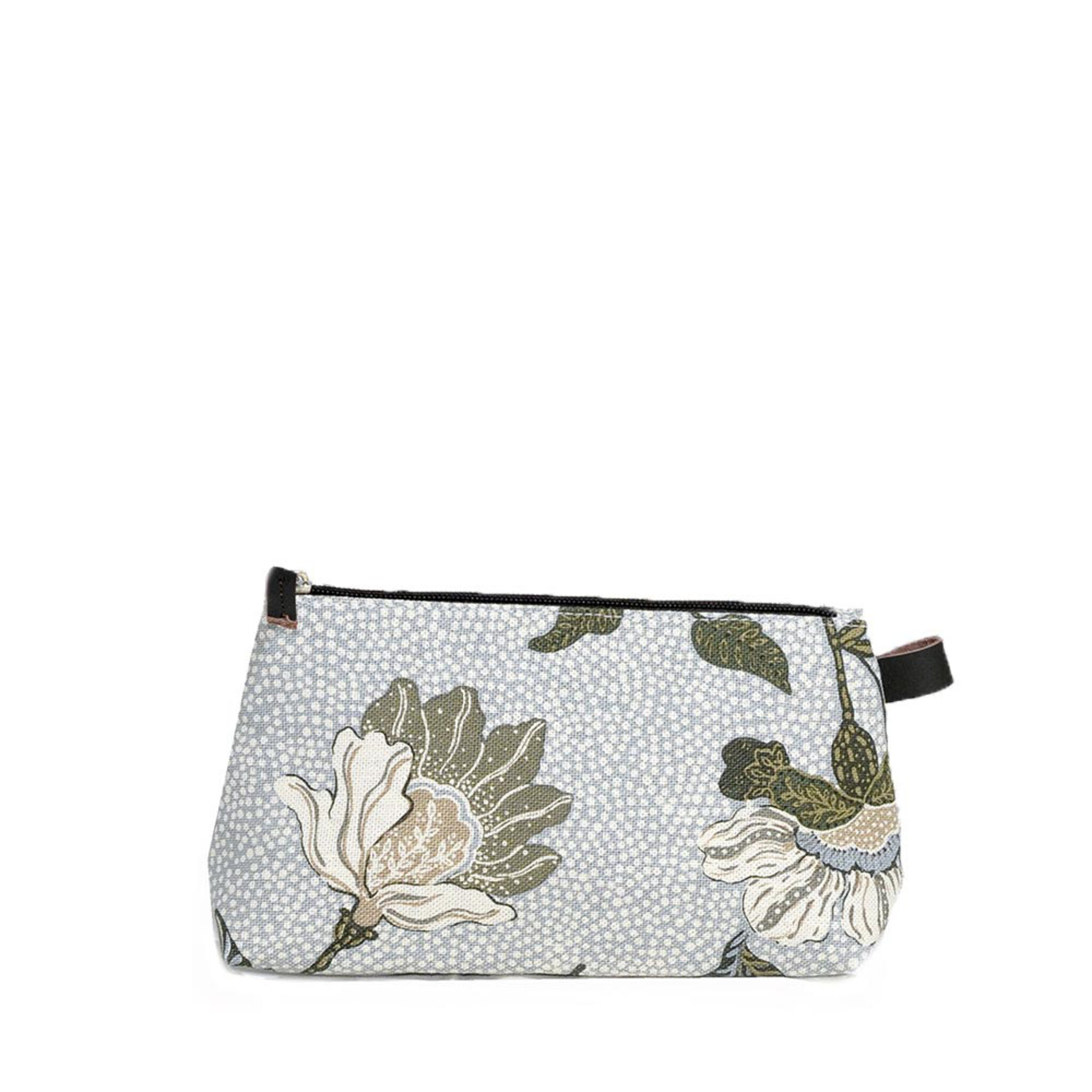 Necessär S Flower Linen White