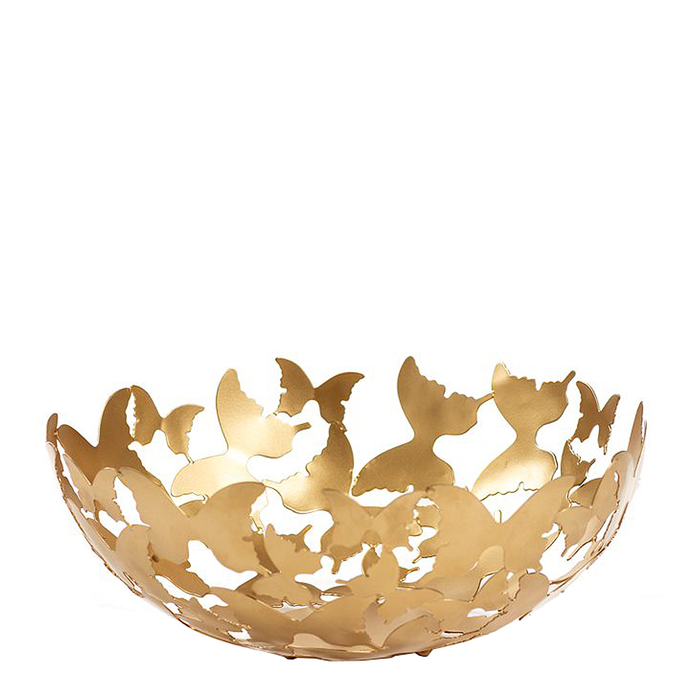 Gynning Design - Skål Butterfly 30 cm Guld