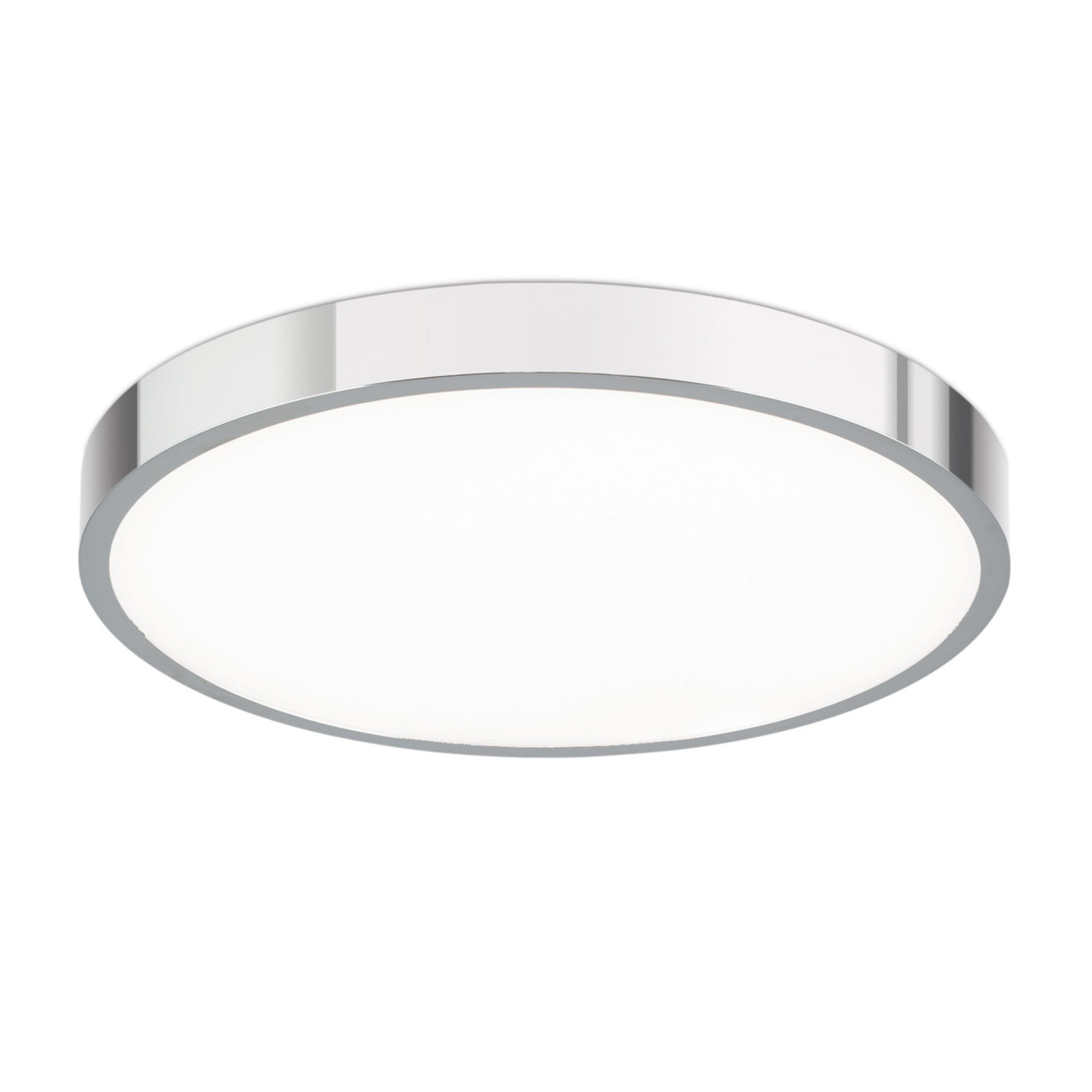 LED-taklampa Bully, krom 24 cm