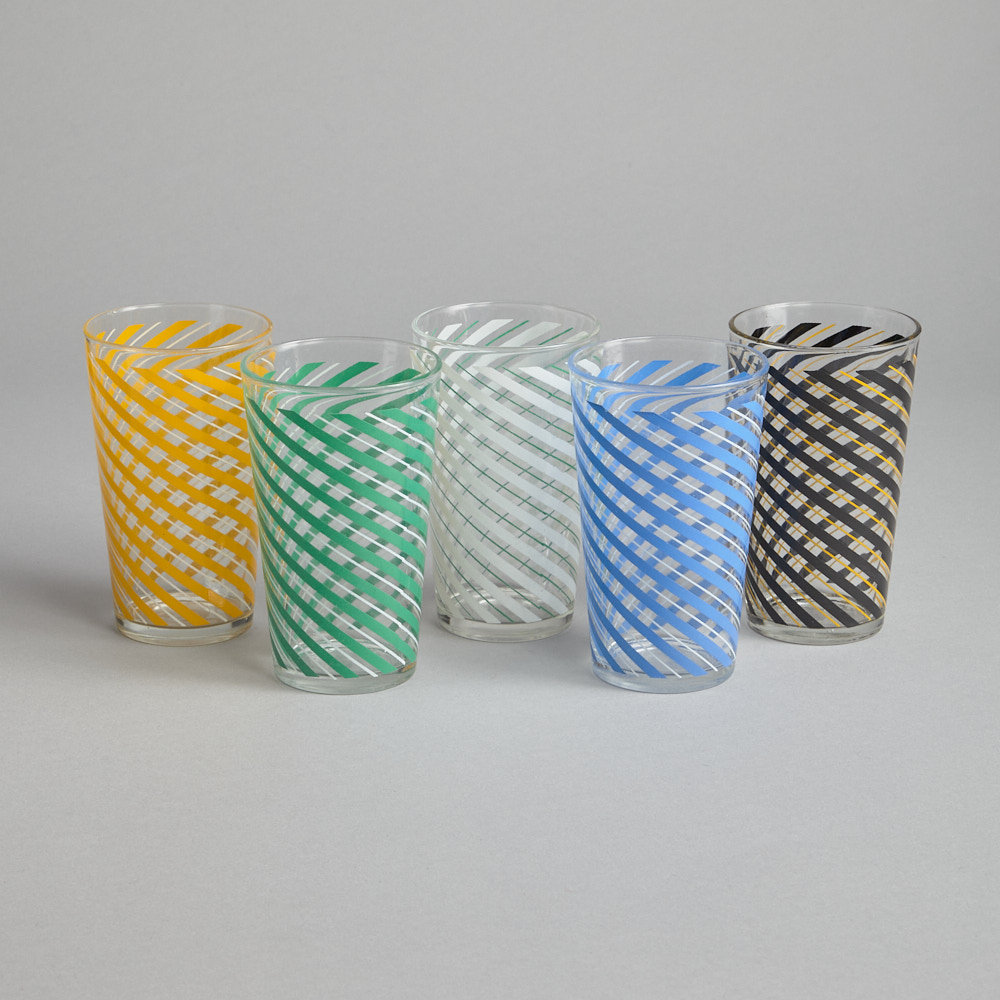 Vintage - Retro Dricksglas 5 st