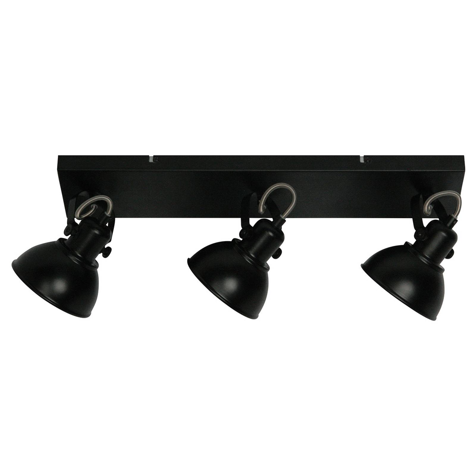 Vintage LED-takspotlight Santo 3 lampa