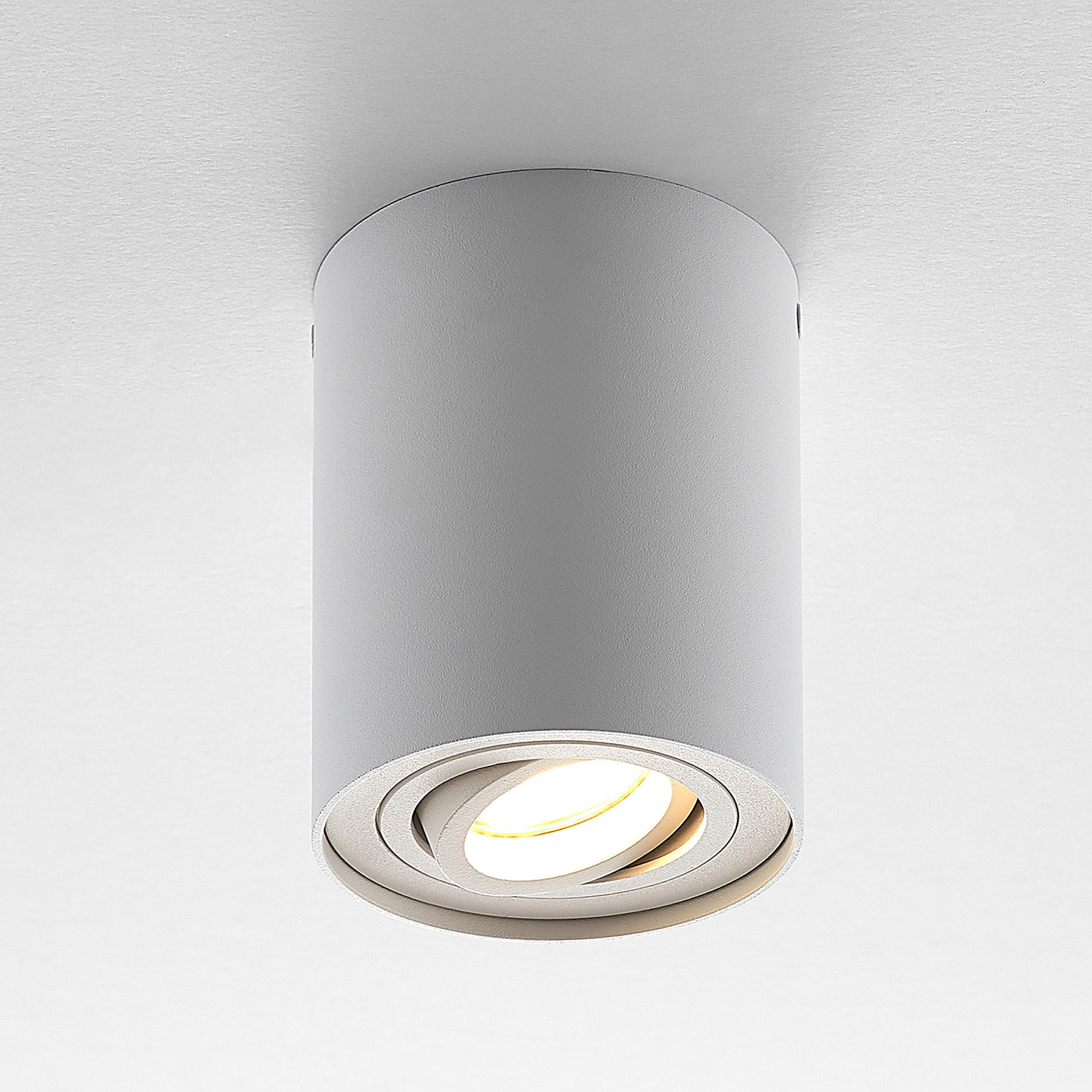 ELC Aleena downlight, justerbar, rund, vit