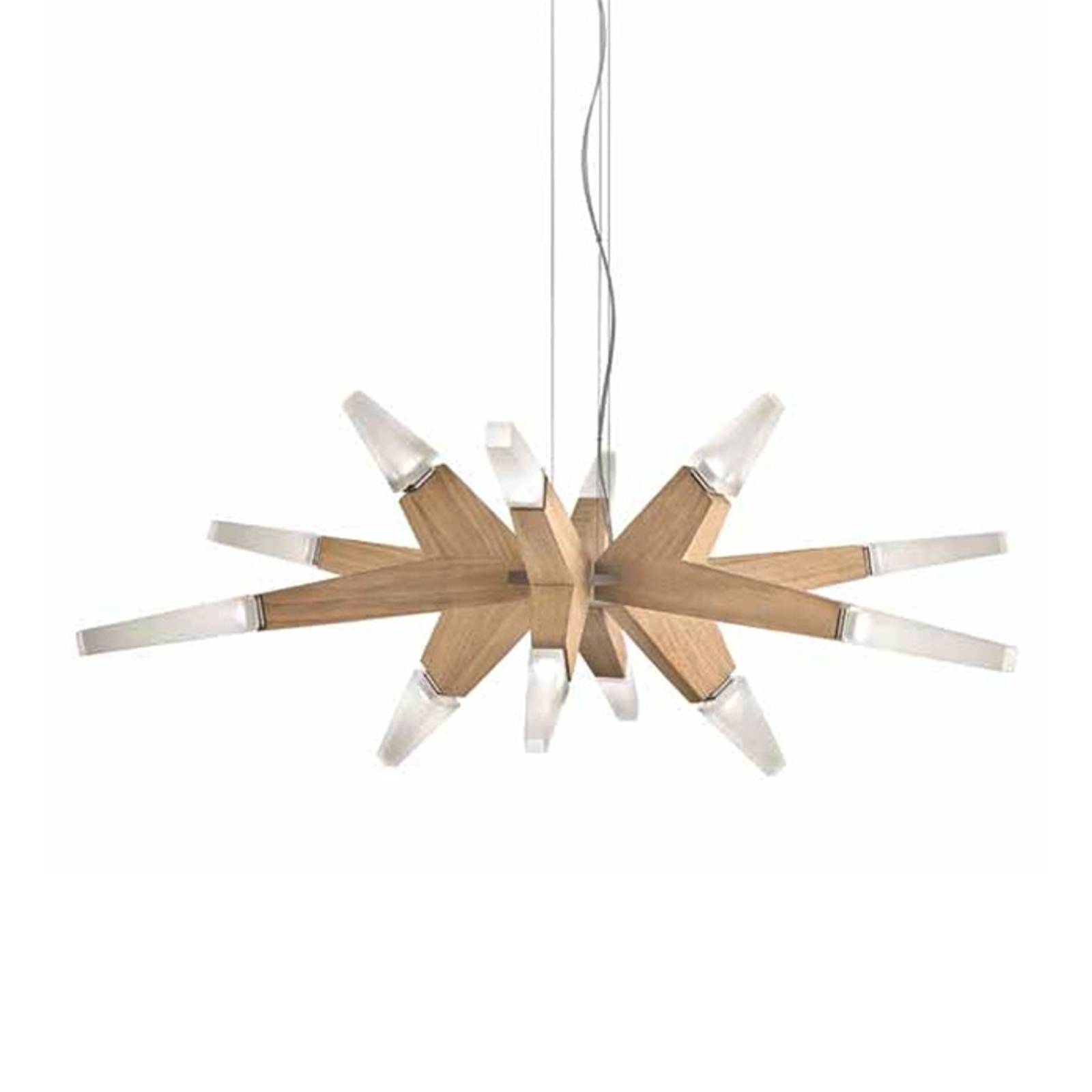 Flashwood - taklampa av ek, 90 cm