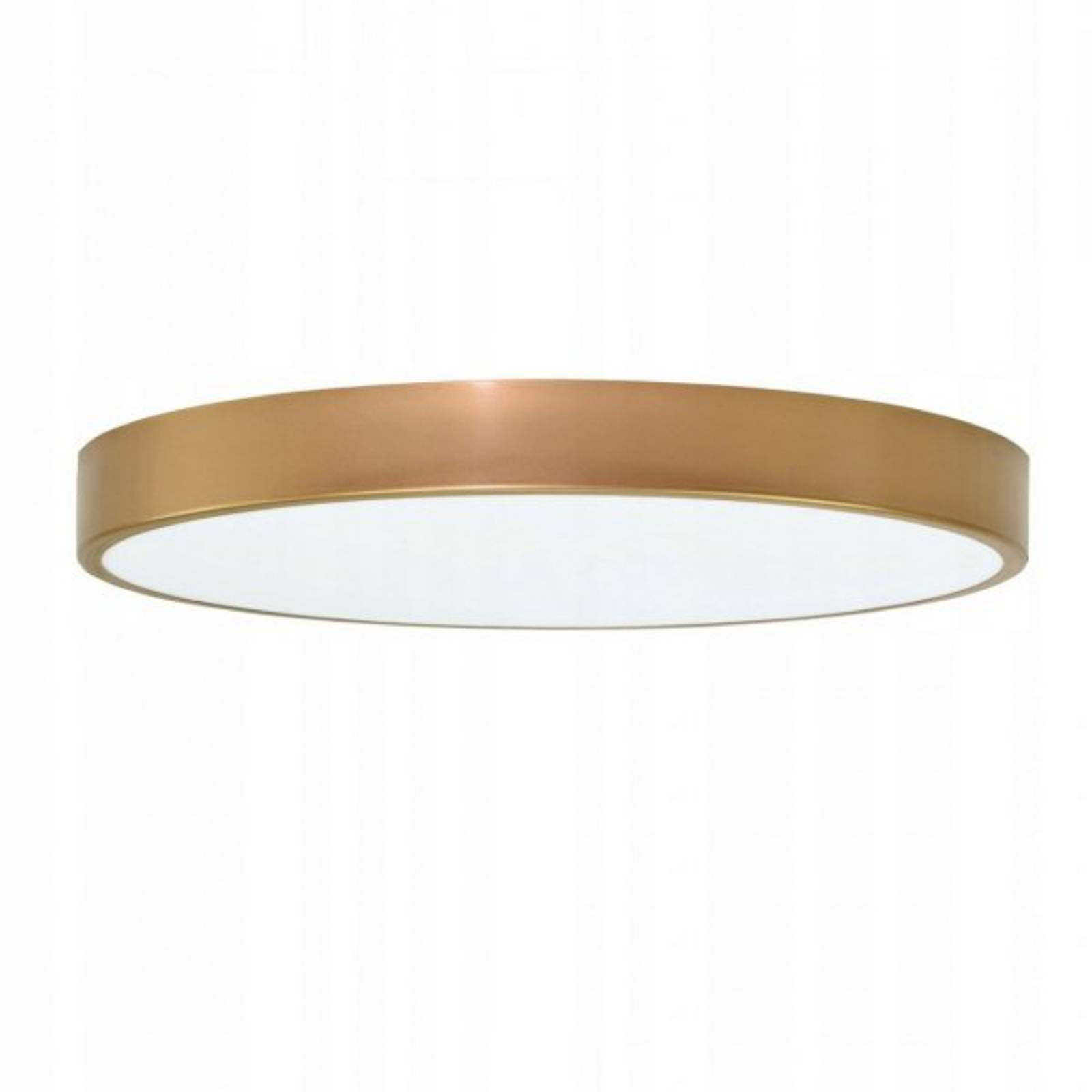 Taklampa Cleo i guld med diffusor, Ø 78 cm