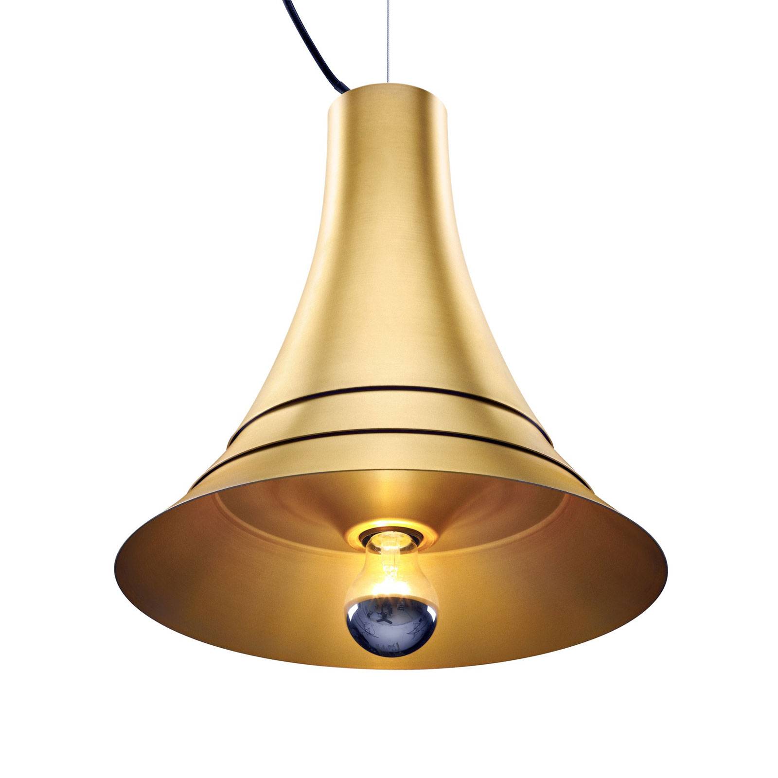 SLV Bato 35 hänglampa E27 mässing Ø35 cm