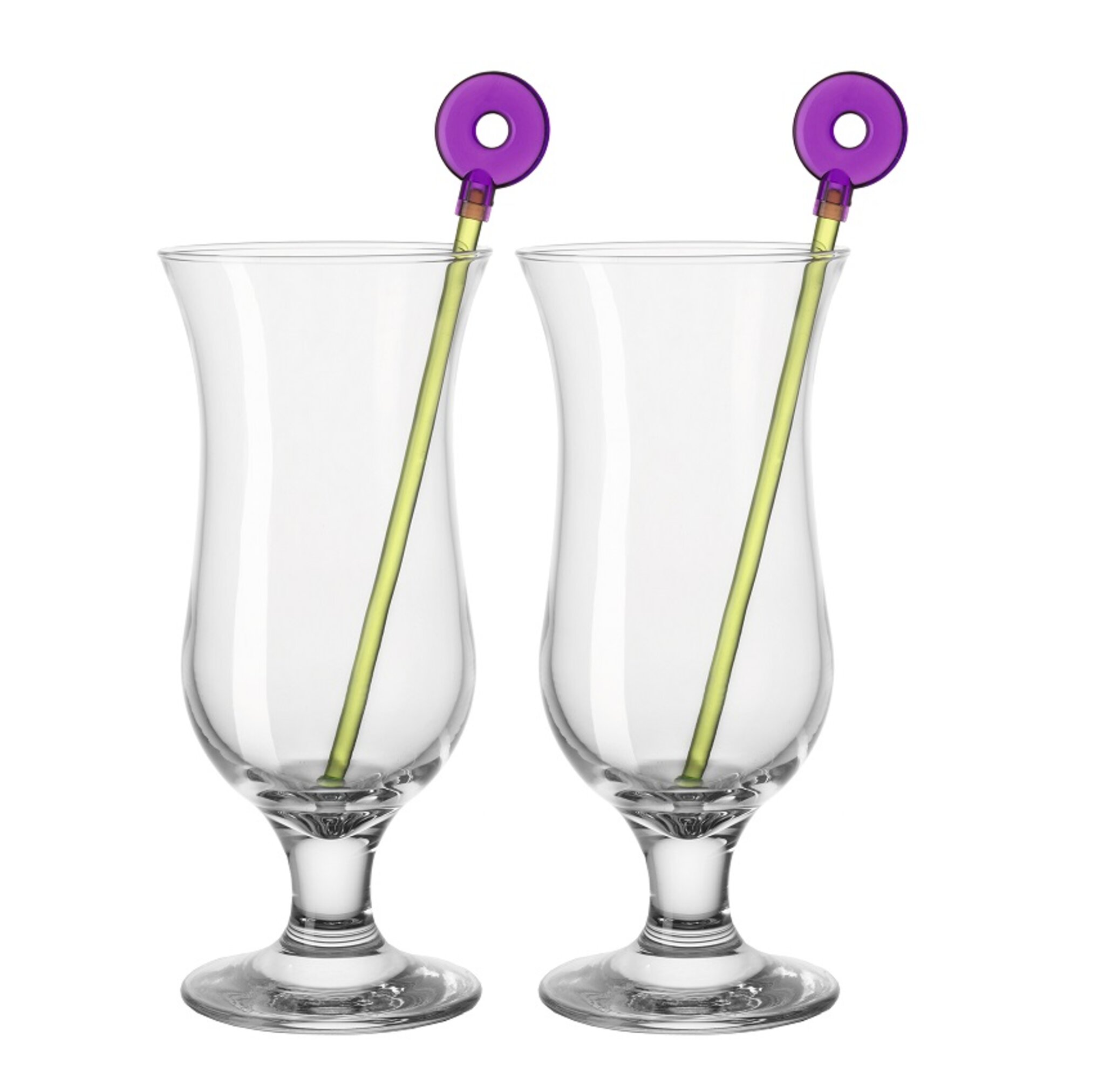 Bar Hurricane 2-pack Drinkglas med drinkpinne