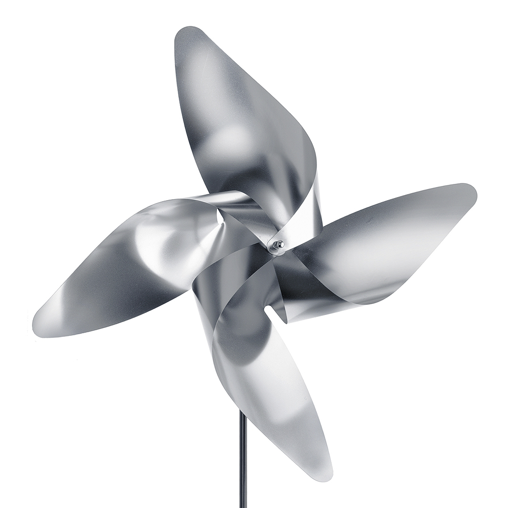 Blomus - Viento Vindsnurra 4 blad Rostfri