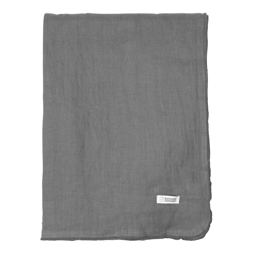 Broste Copenhagen - Gracie Bordsduk 160x300 cm Mörkgrå