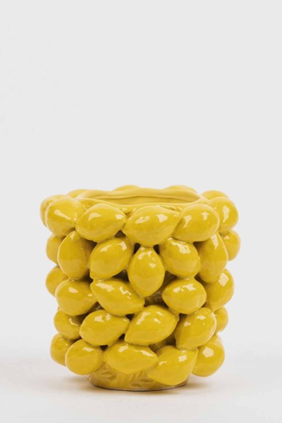 Vas Citron 16 cm gul