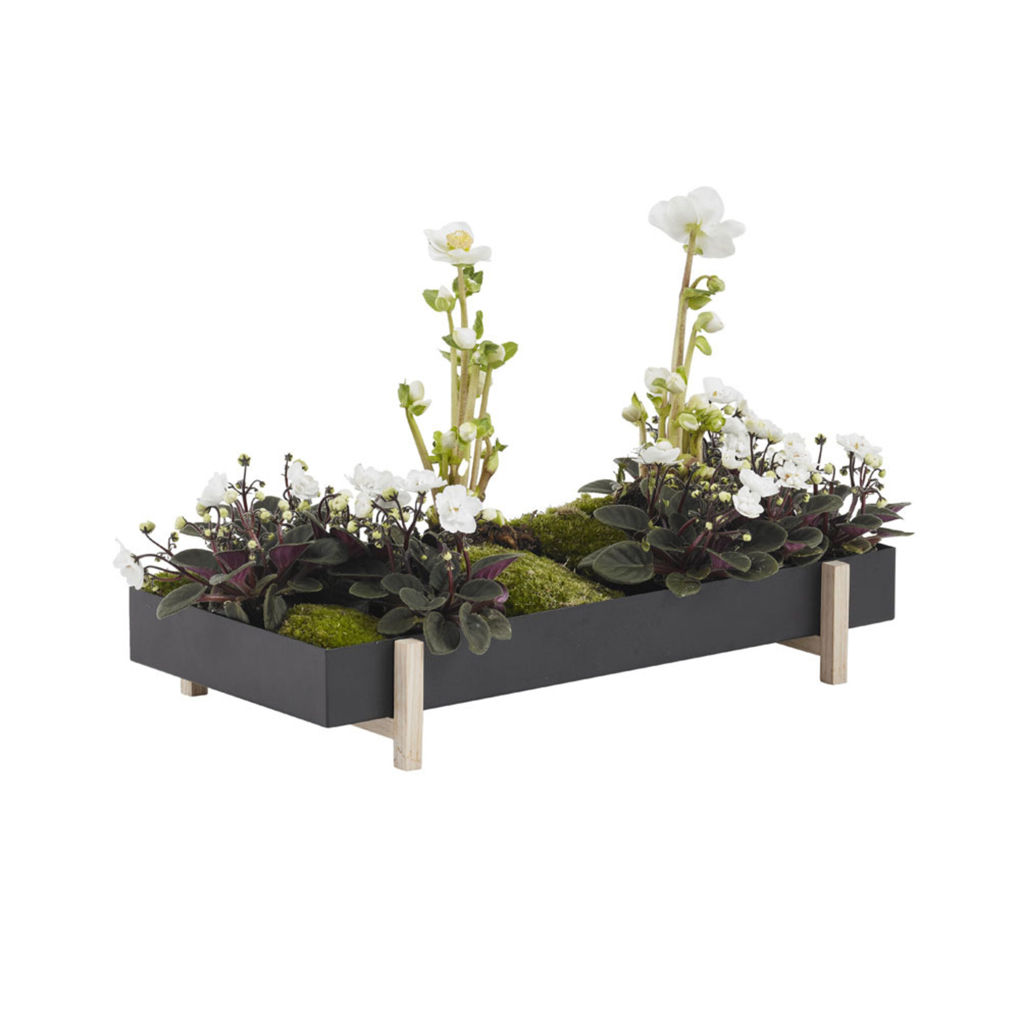 Blomsterbricka, 45x20 cm, 45X20