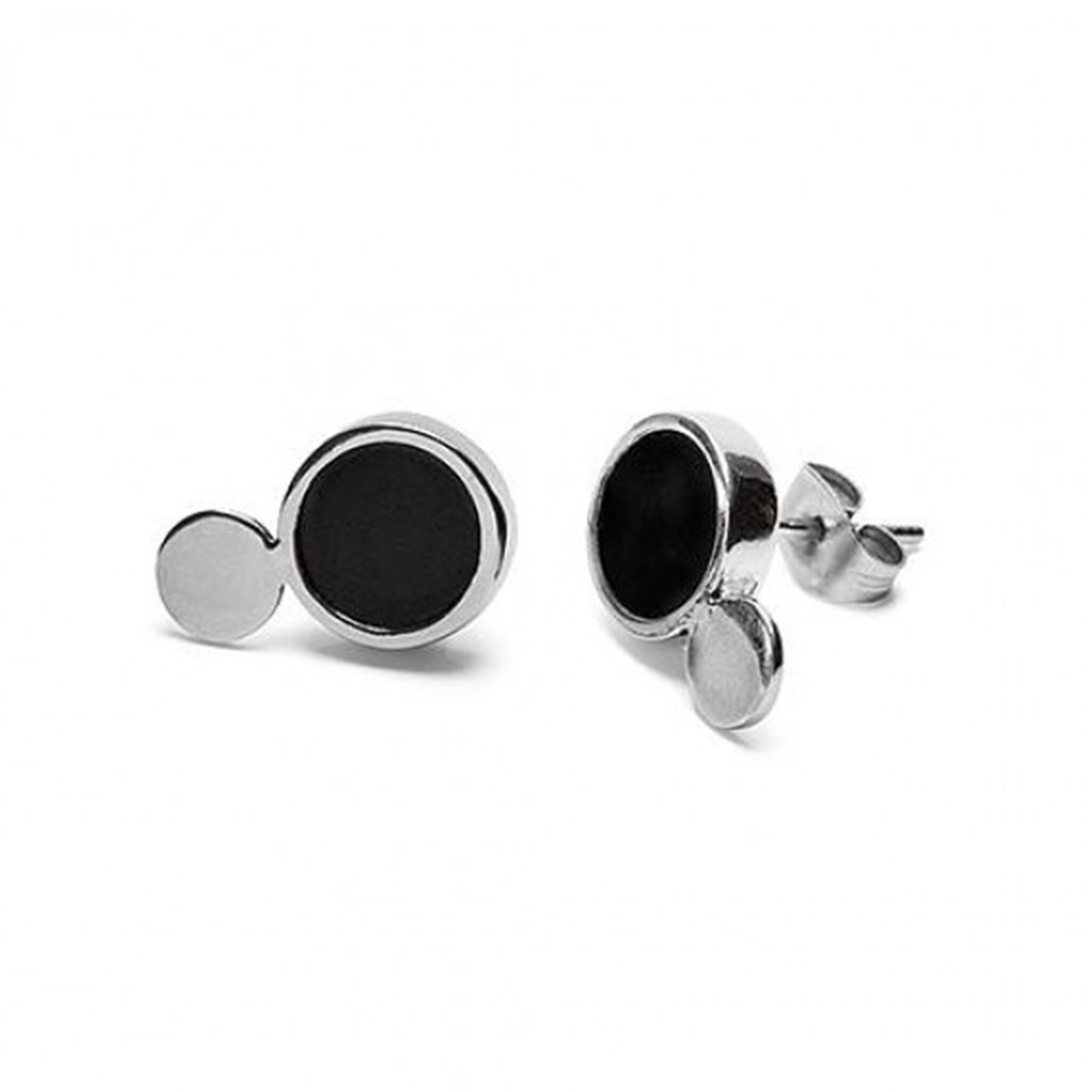 Örhängen Luna Petite av Sägen, silver