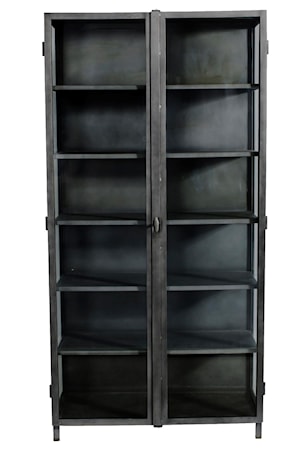 Iron Glasskåp 200cm