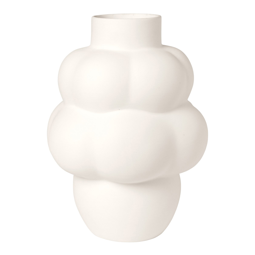 Louise Roe Copenhagen - Balloon Vas 04 Keramik 32 cm Vit