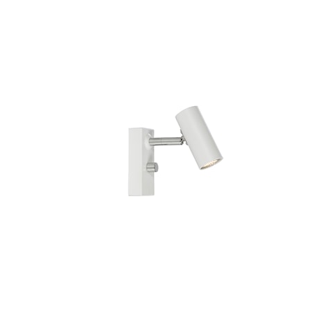 Cato Vägglampa Mattvit LED Dimmer fast inst