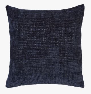 Chenille kuddfodral mörkblå