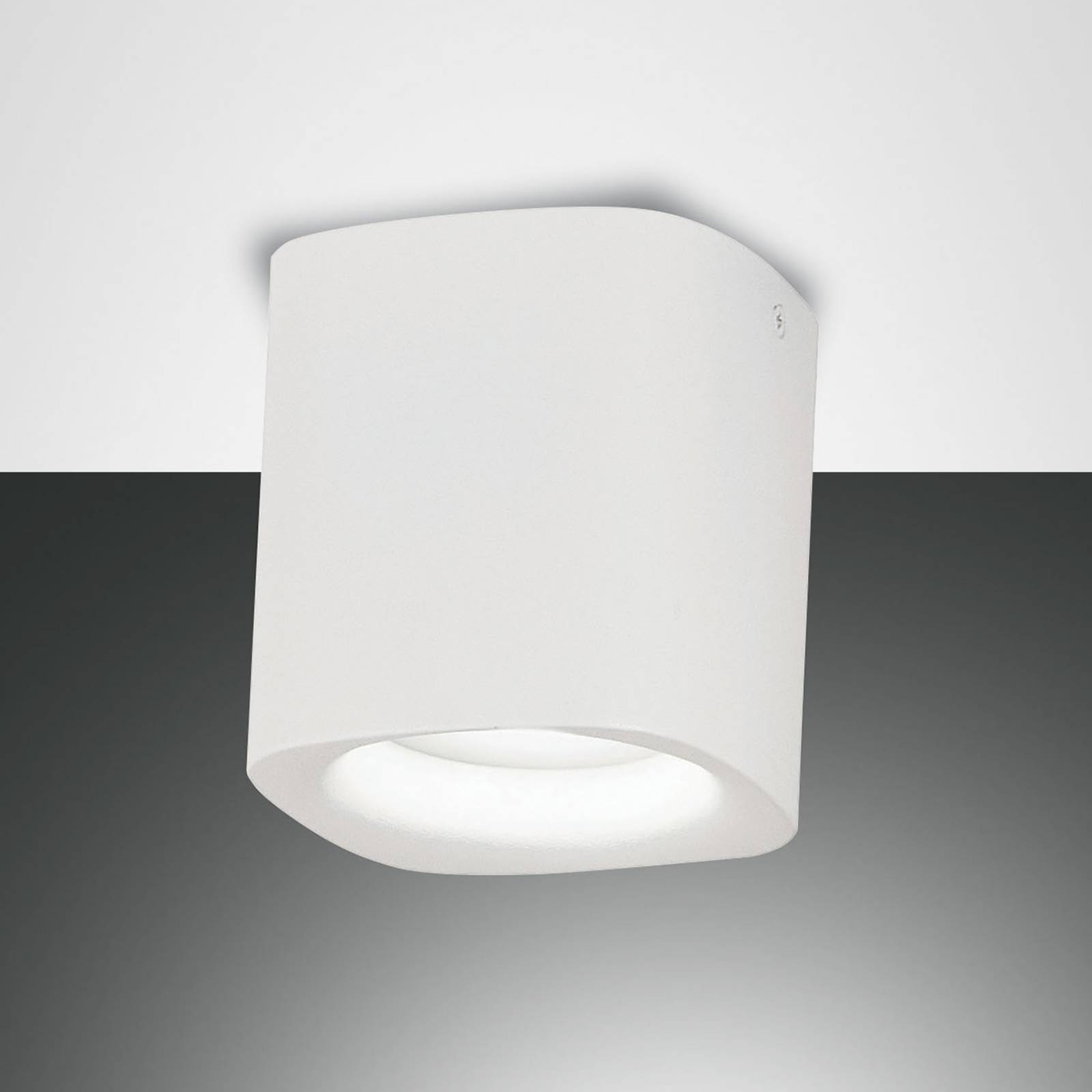 Taklampa Smooth, 1 lampa, vit, IP44