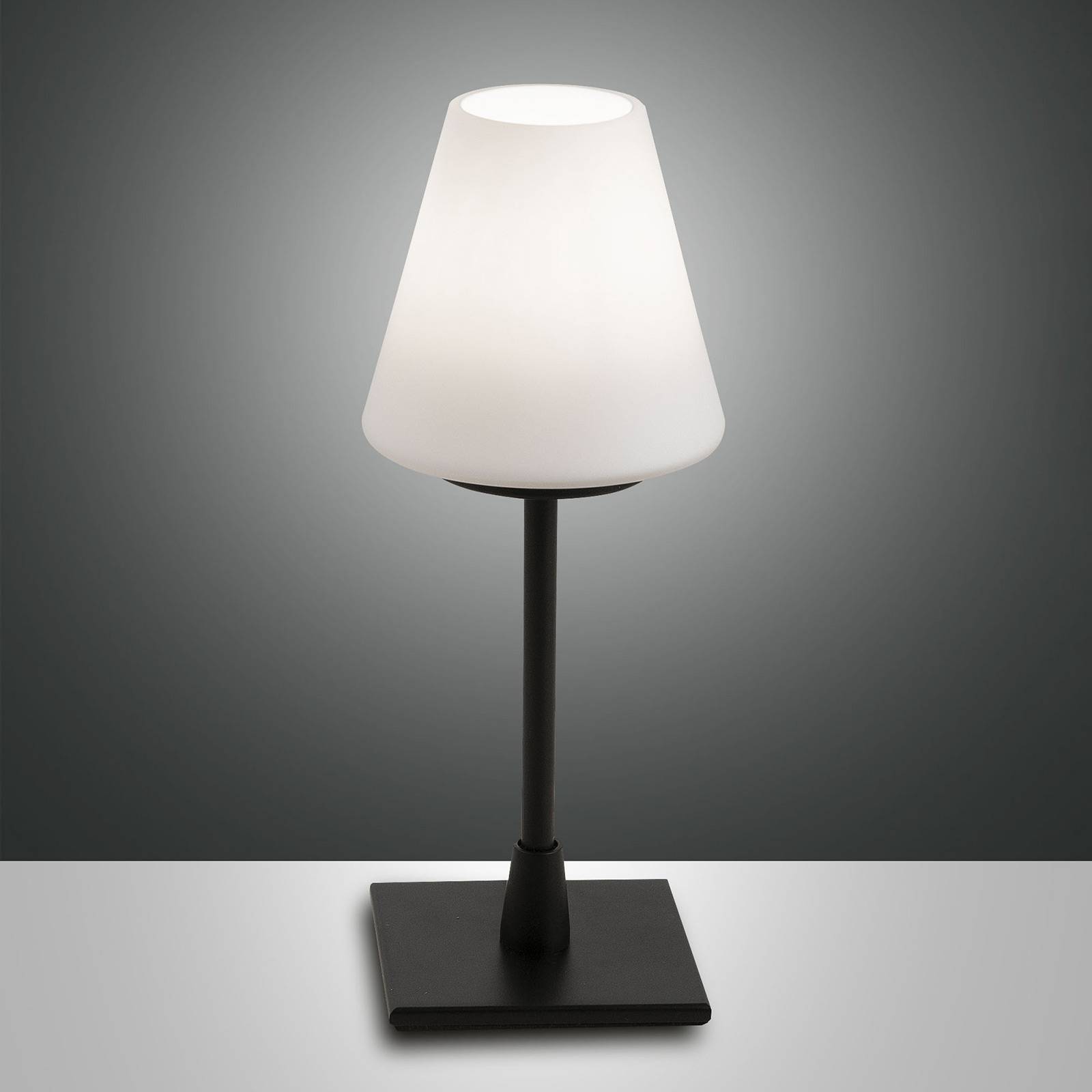 LED-bordslampa Lucy med touchdimmer, svart