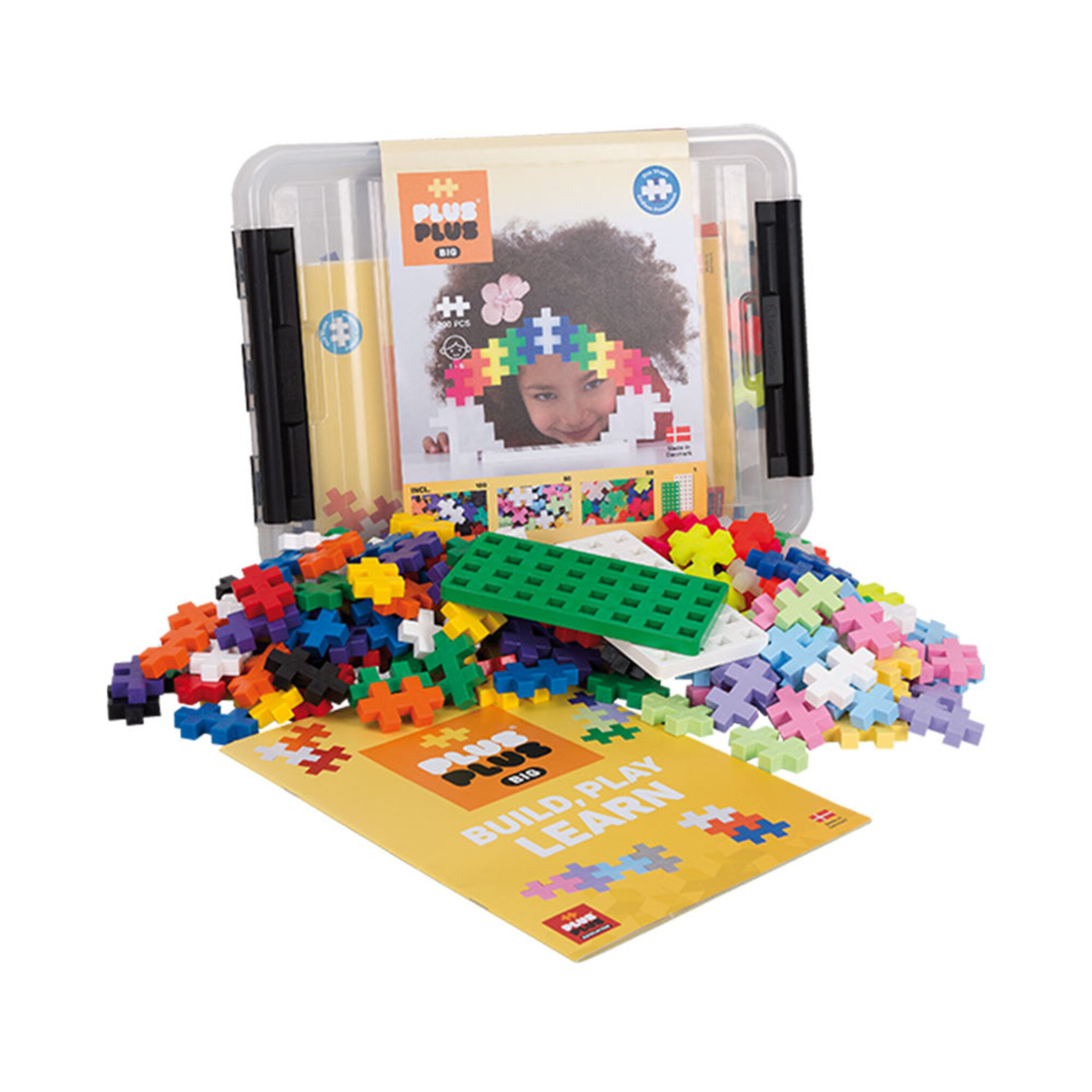 Plus-Plus Byggbitar BIG Storage Box Mix / 200 pcs