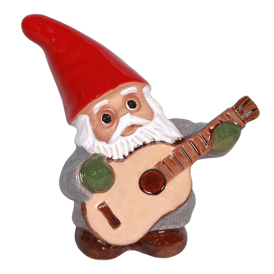 Rolf Berg Keramik - Microtomte med gitarr 7 cm