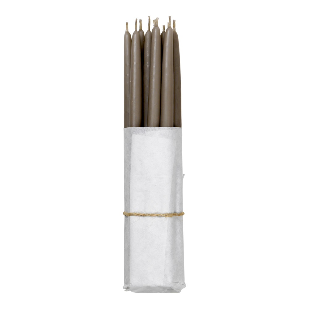 Broste Copenhagen - Tapers Julgransljus 21 cm 8-pack Lin