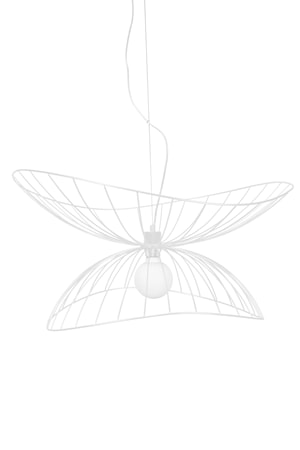 Ray Pendel Vit 70 cm