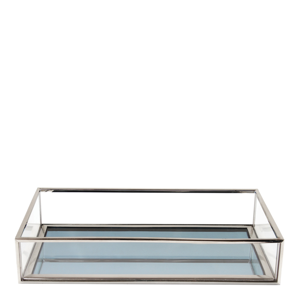 & klevering - Treasure Fat Spegel Rektangel 21,5x12,5 cm Aqua