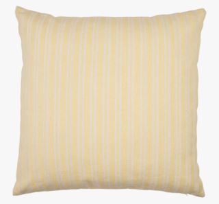 Bolster large stripe prydnadskudde ljusgul