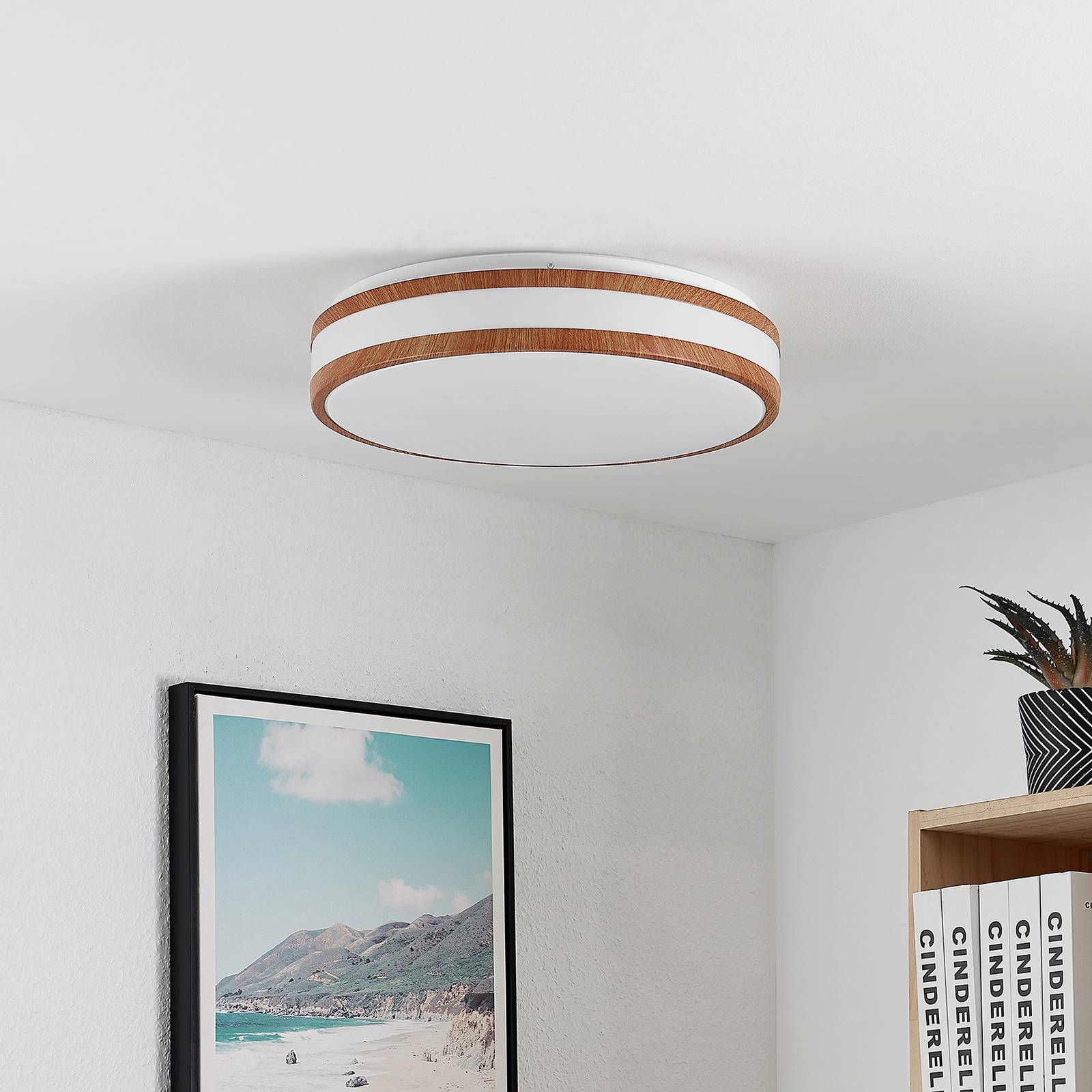 Lindby Viljami LED-taklampa, rund, 41 cm