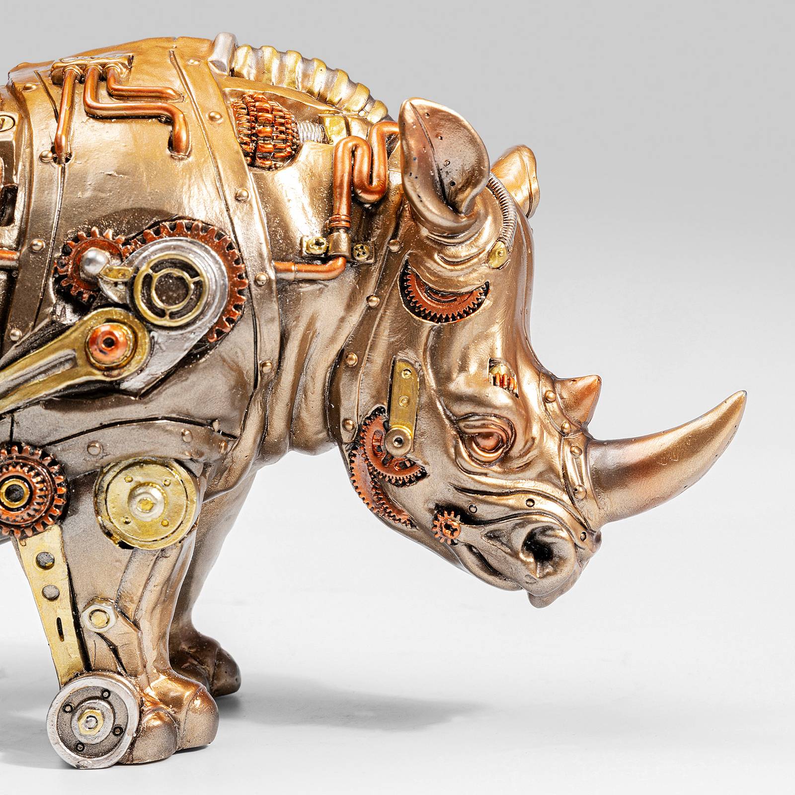KARE Animal Rhino bordslampa med textilskärm