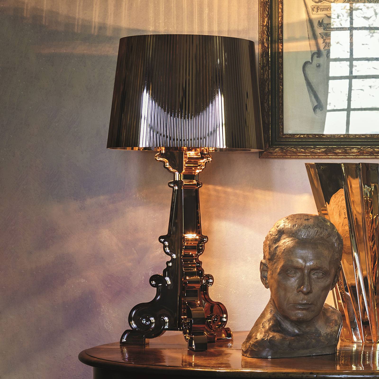 Kartell Bourgie - LED-bordslampa, svart