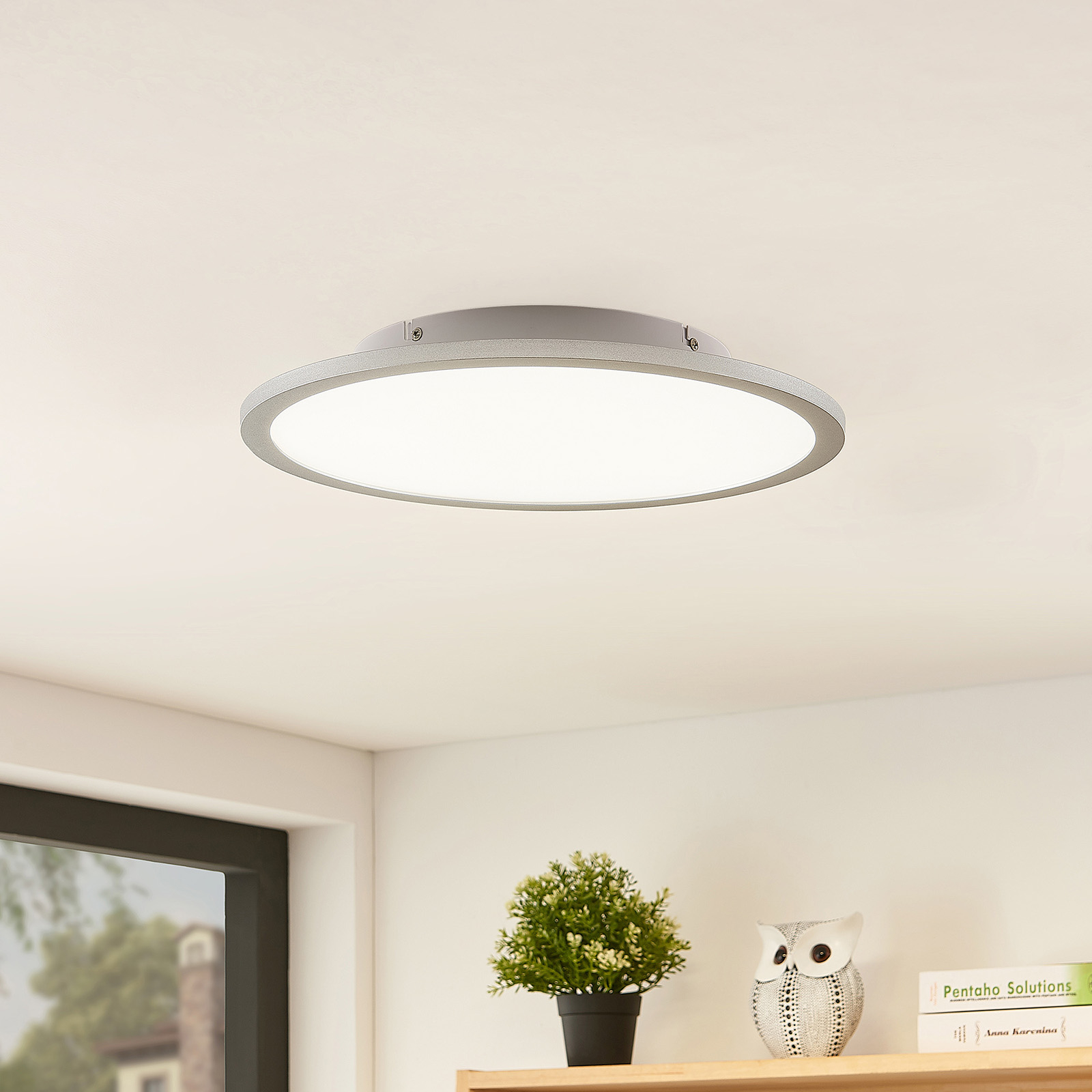 Lindby Narima LED-taklampa, CCT, Ø 40 cm